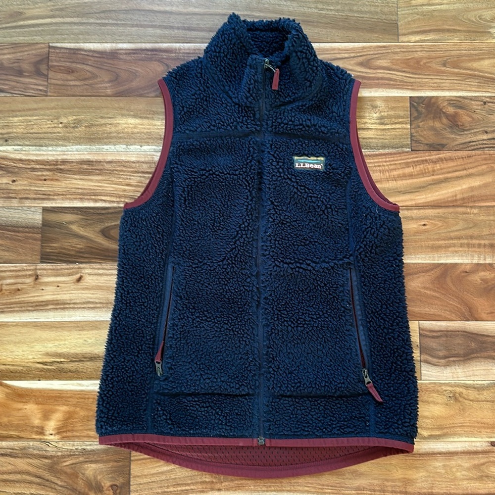 LL Bean Sherpa Vest Women’s XS